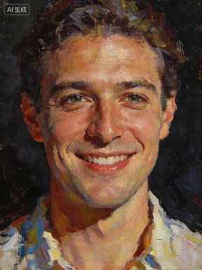 油画质感制作案例展示1