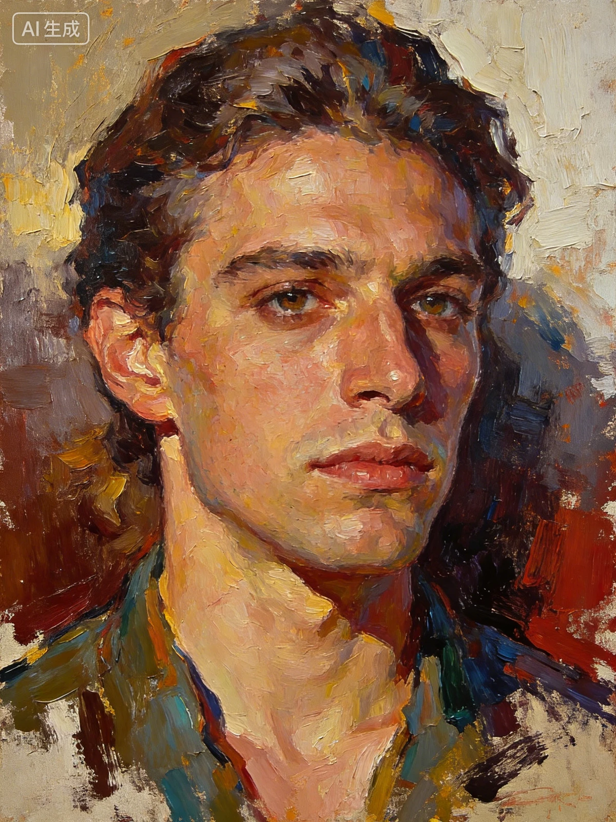 油画质感制作案例展示1