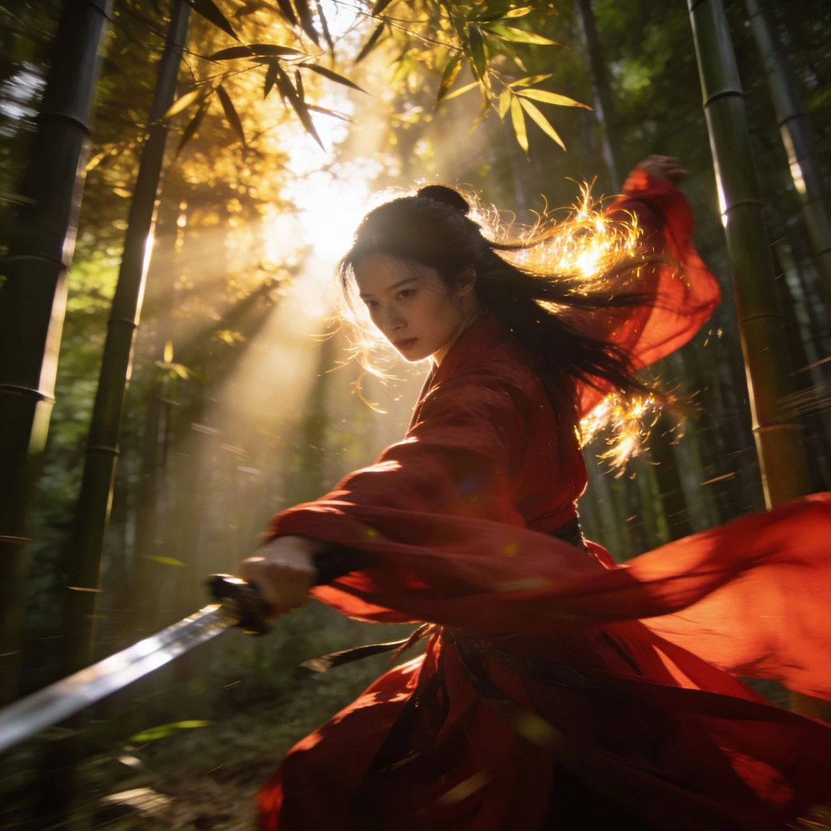 武侠大片生成示例1