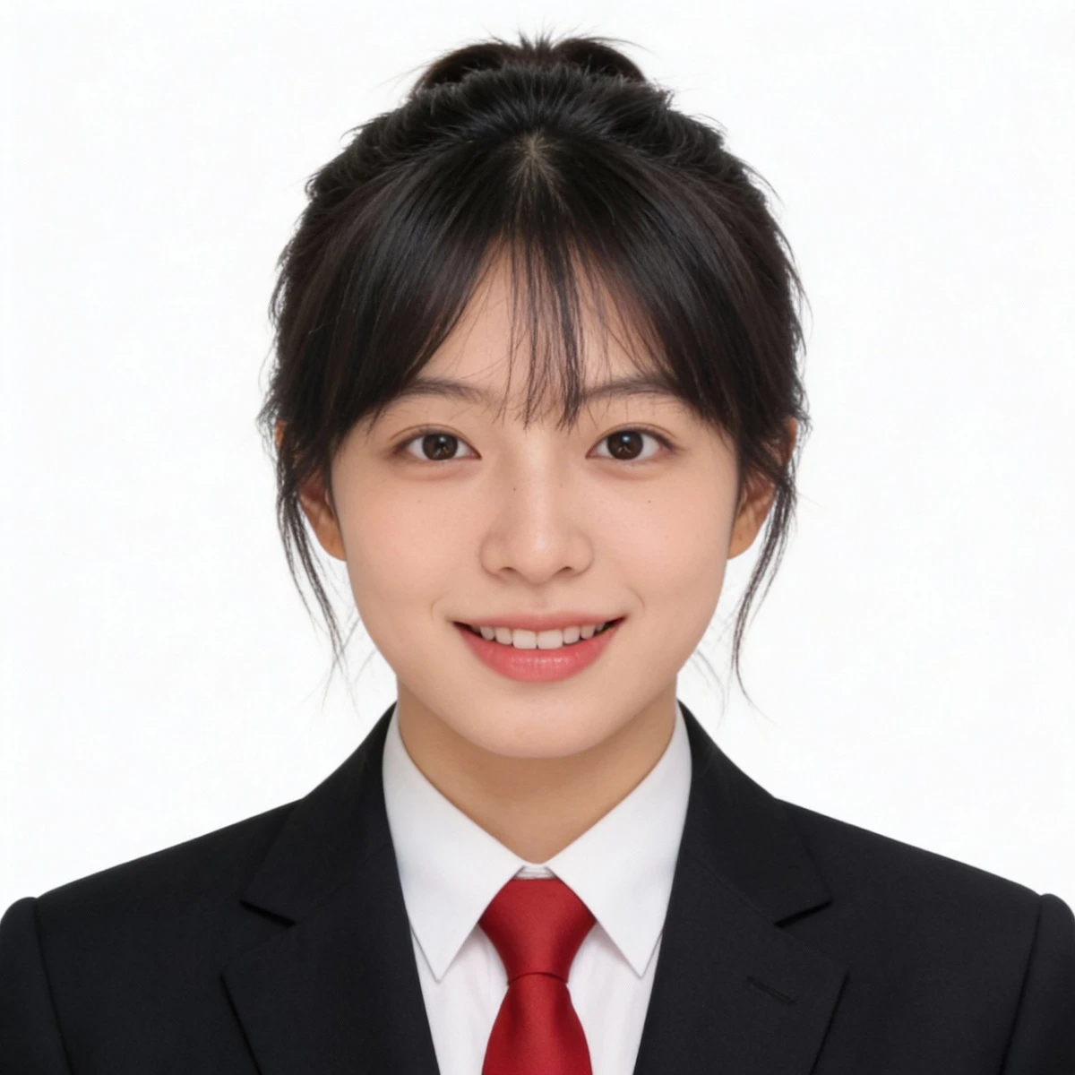 生活自拍制作证件照前原图