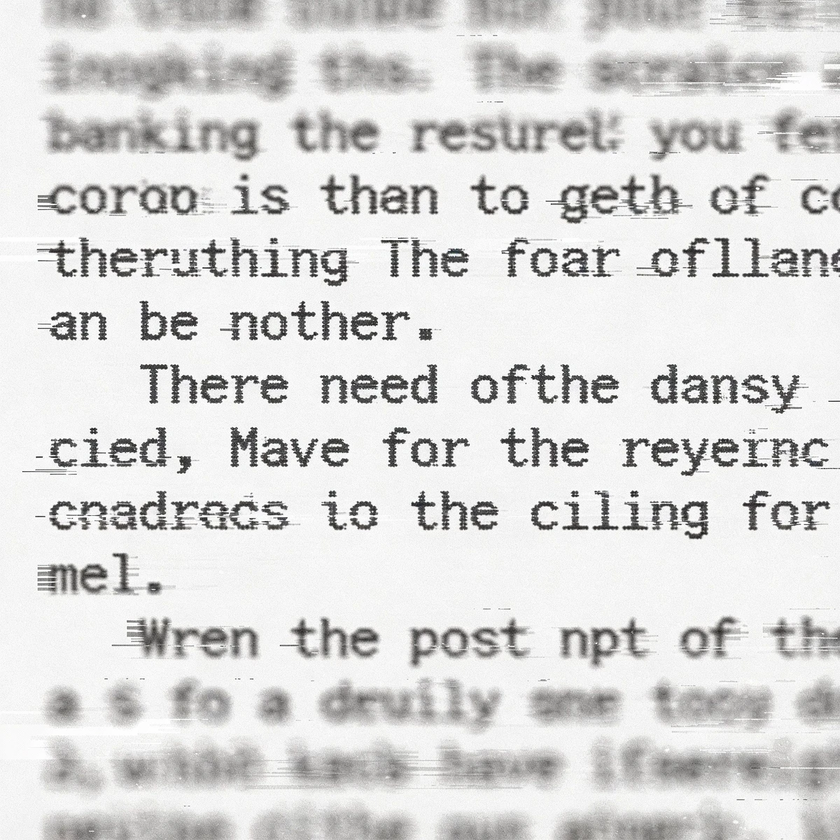 字迹模糊图像转化为高清画面前示例照片