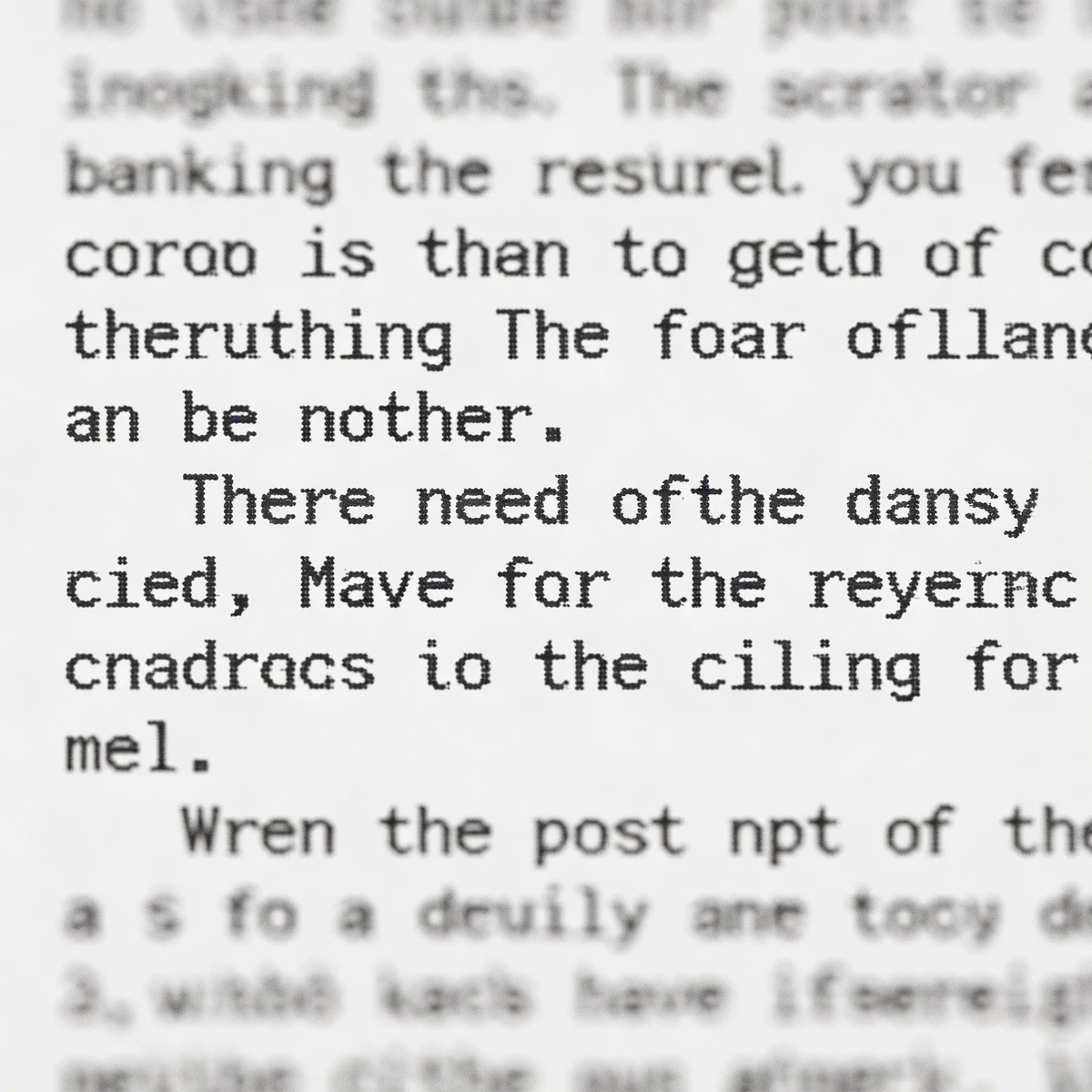 字迹模糊图像转化为高清画面前示例照片