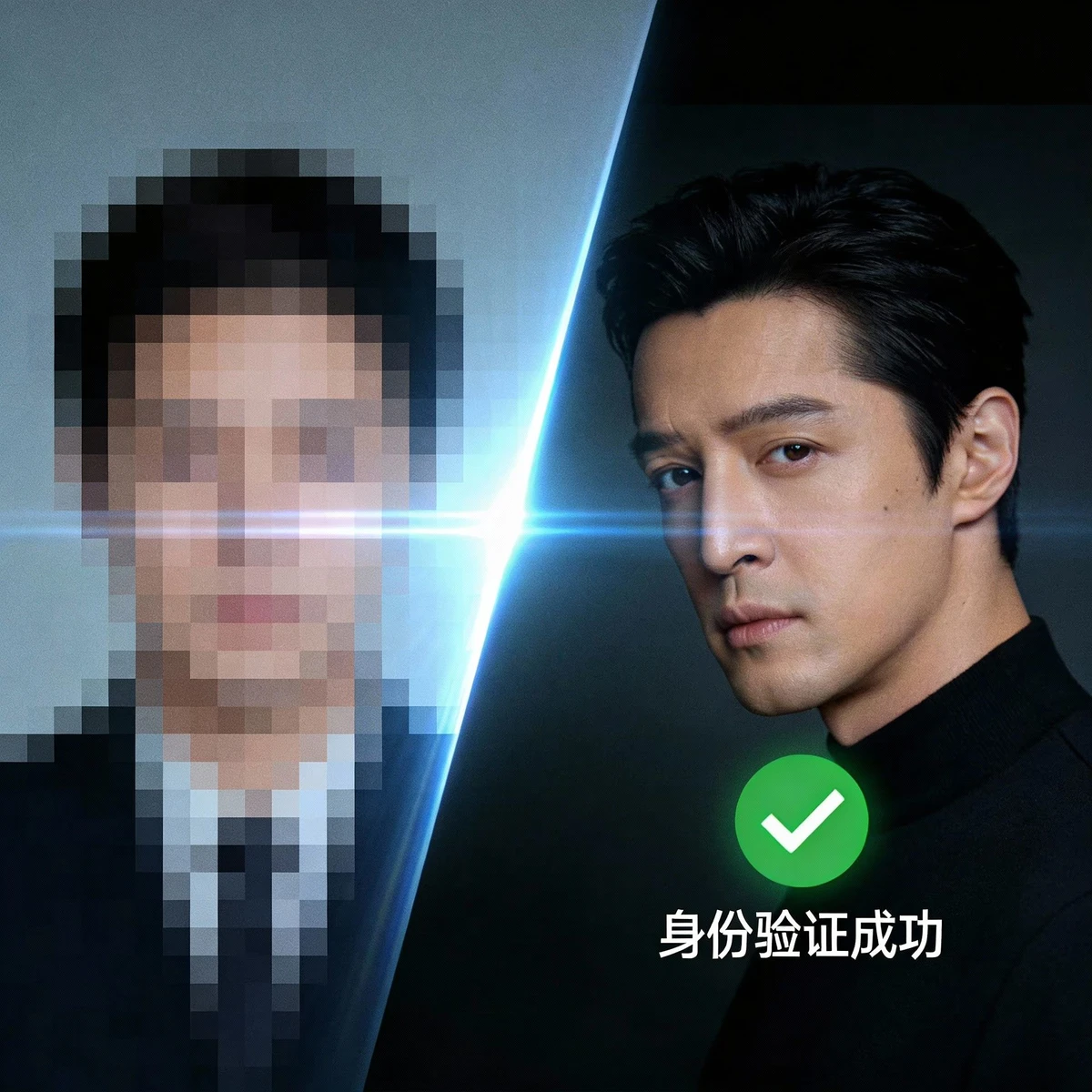 模糊图片增强识别