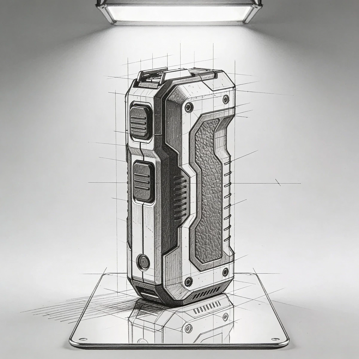 产品设计草图生成前示例