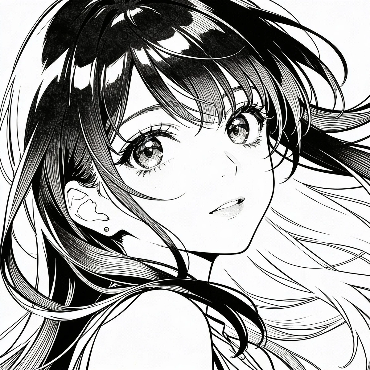 动漫线稿生成前示例