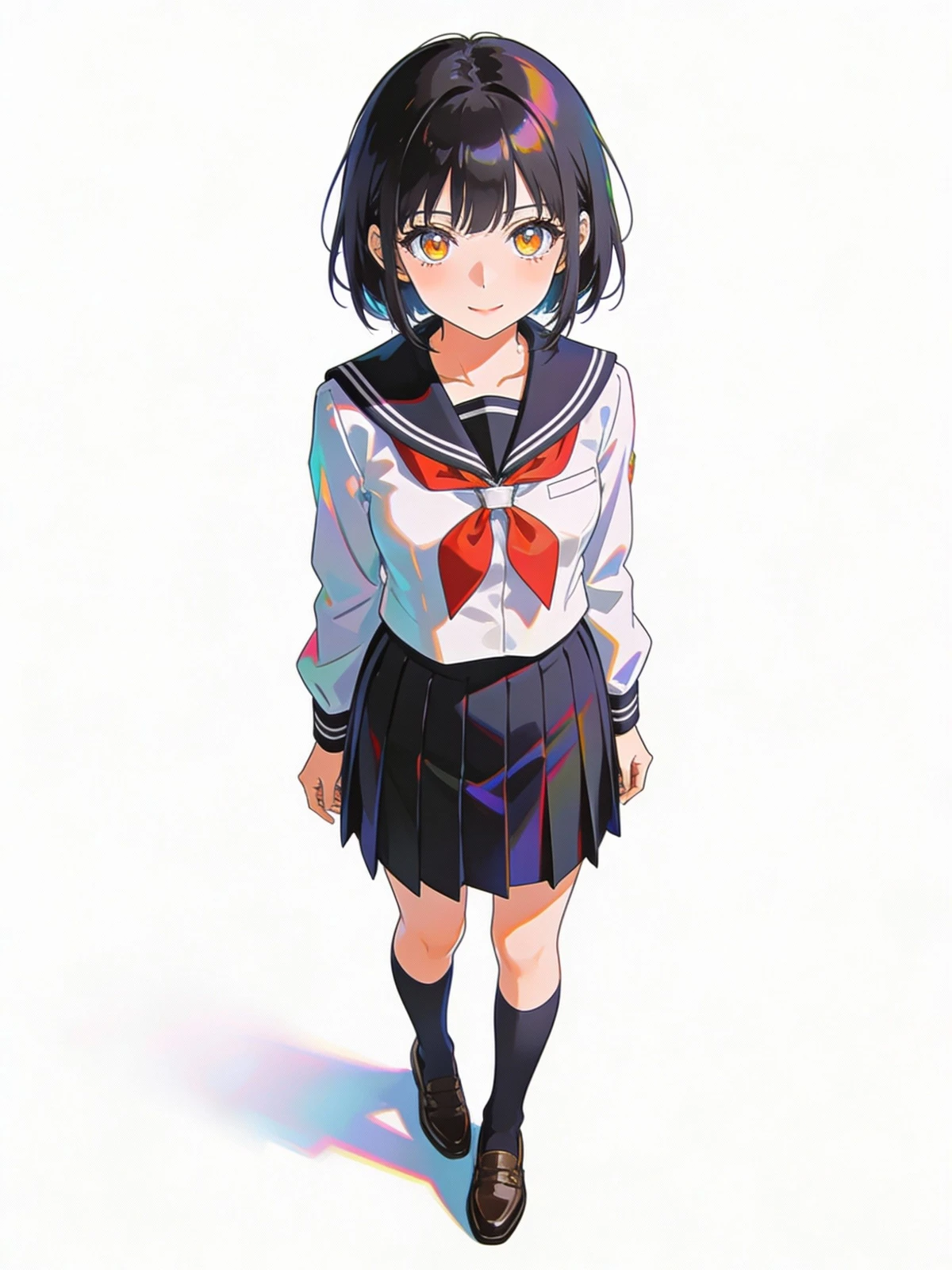 动漫角色换装前示例