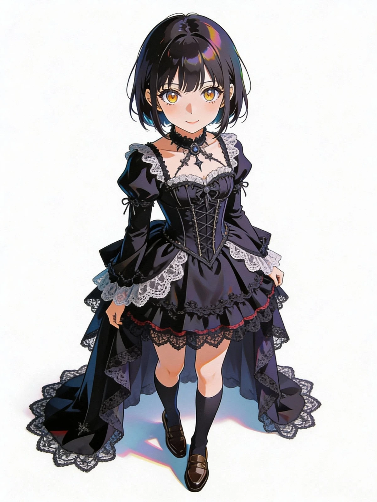 动漫角色换装前示例