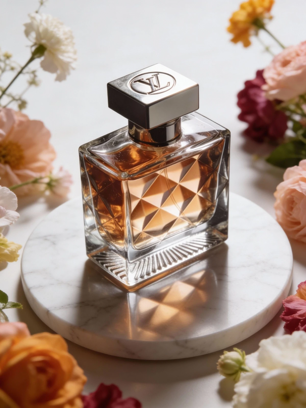 香水展台合成前示例