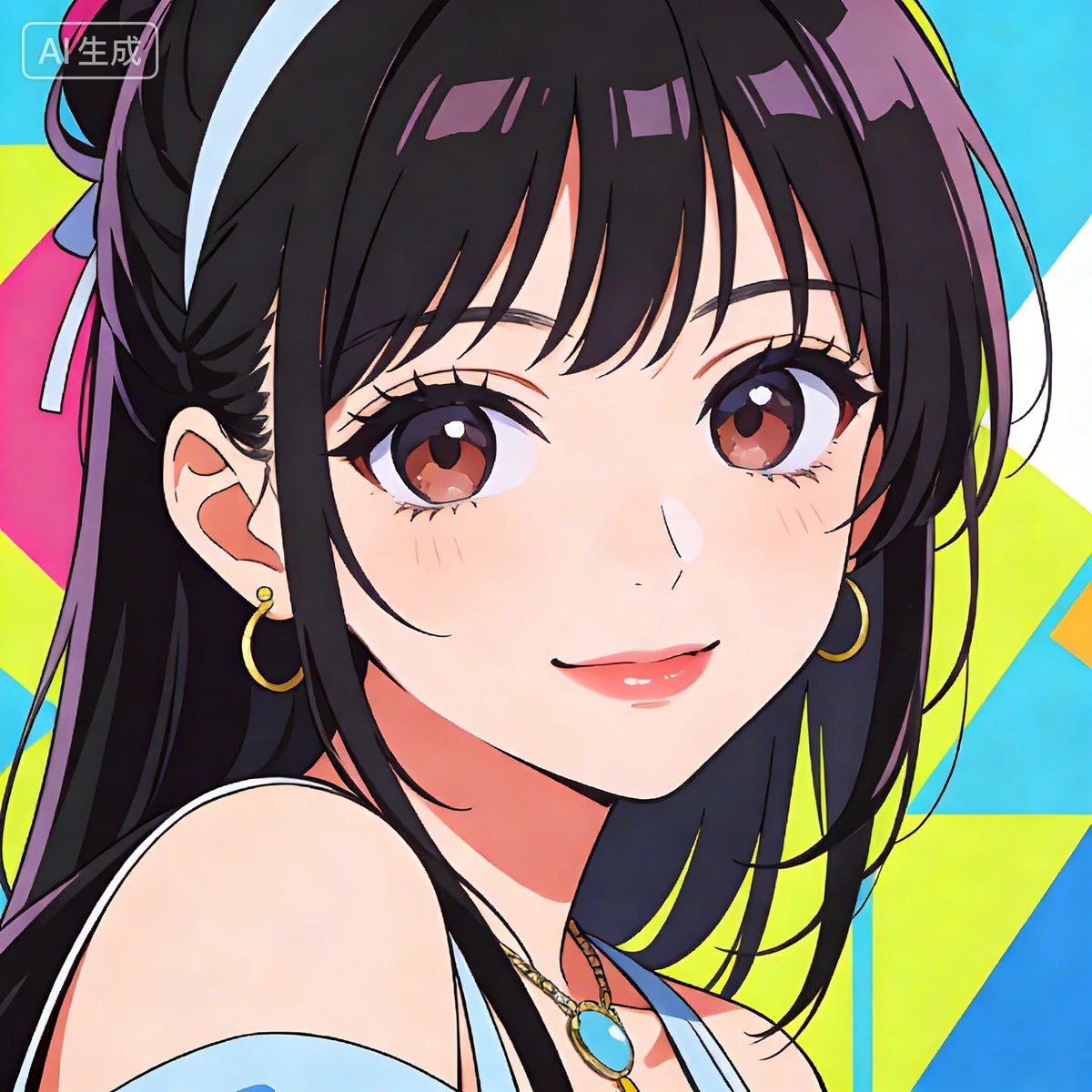 二次元头像制作原图示例