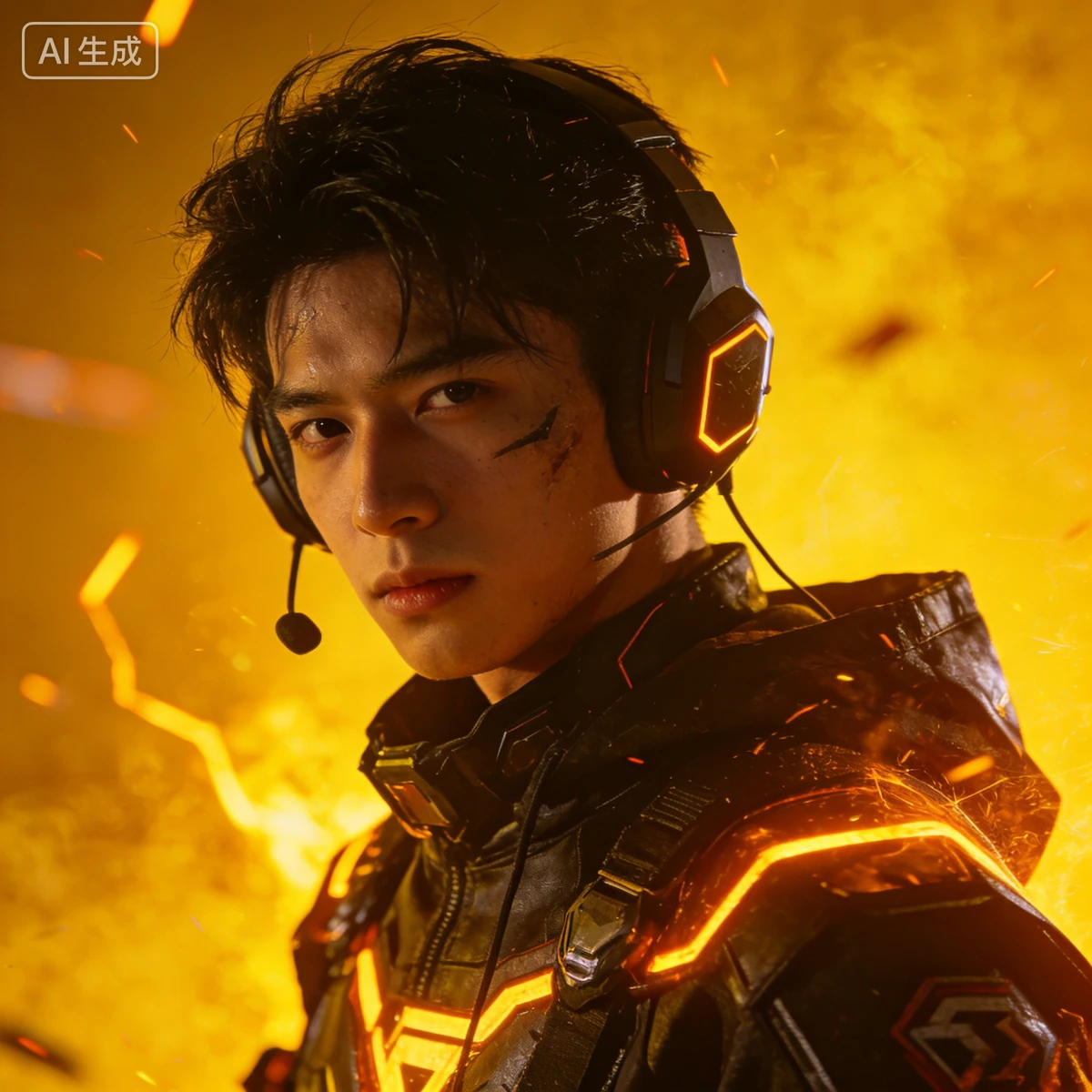 电竞头像制作原图示例