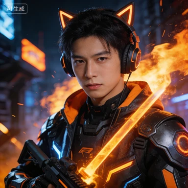 电竞头像制作原图示例