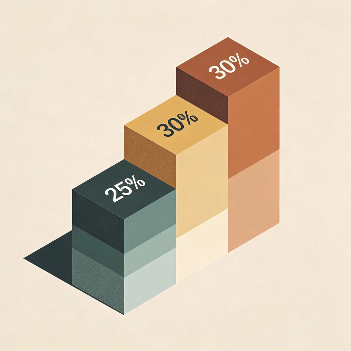 AI堆叠图表示例1