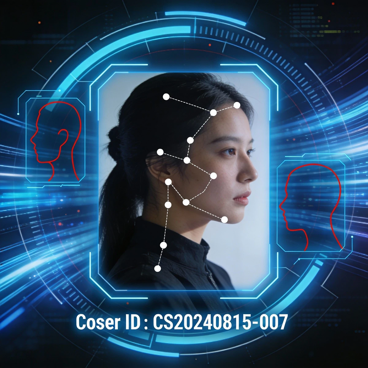 多角度COSER识别示例1