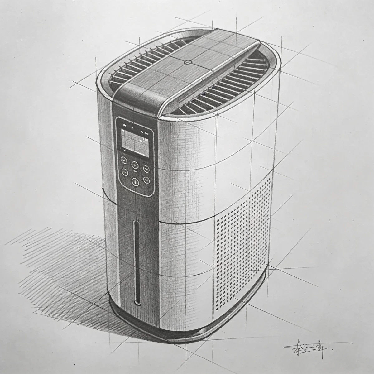 工业设计线稿生成示例1