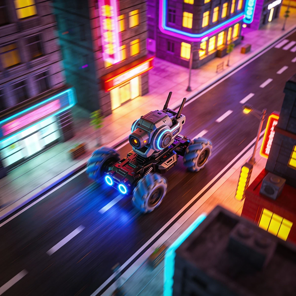 儿童玩具趣味场景图