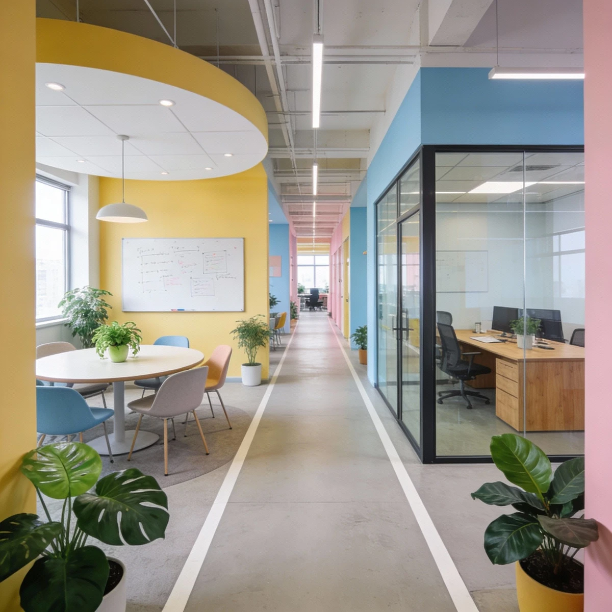 办公室布局平面图示例1