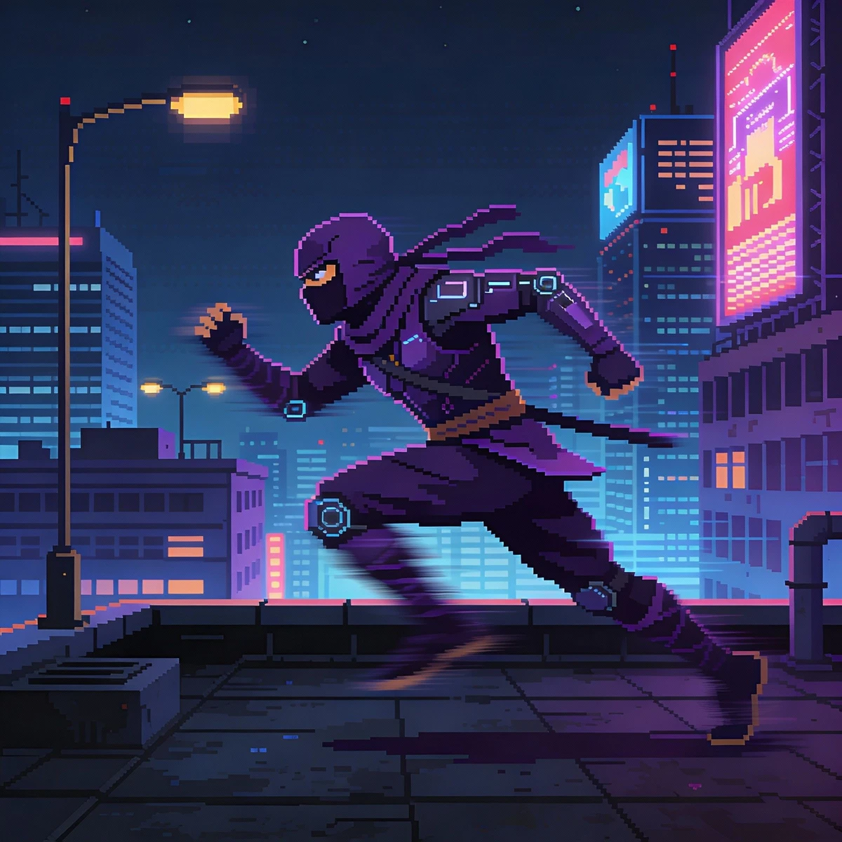 复古像素角色生成演示