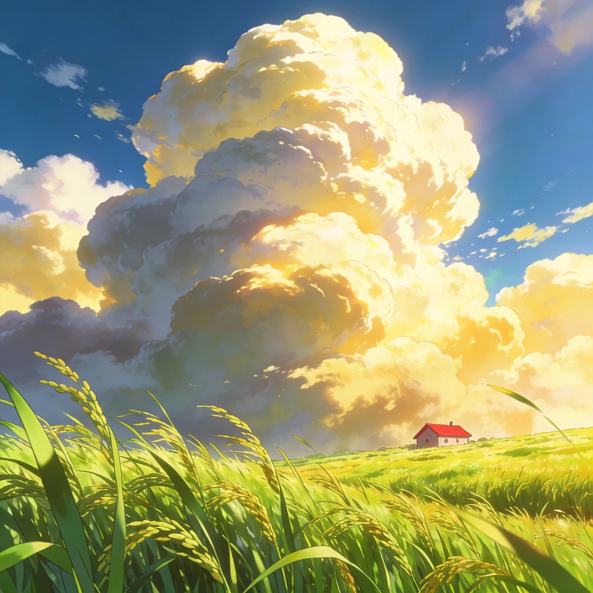 吉卜力田园风光