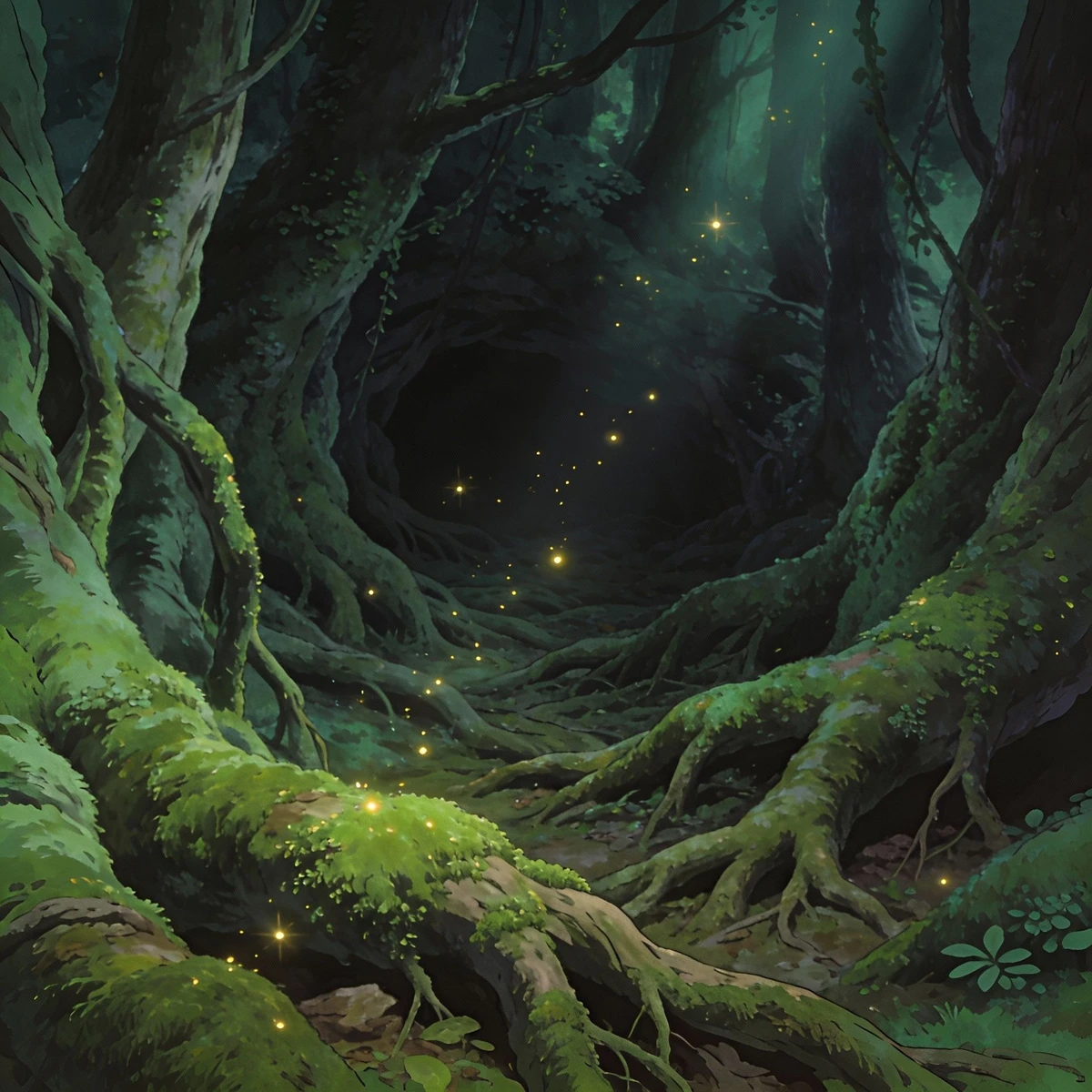 吉卜力田园风光