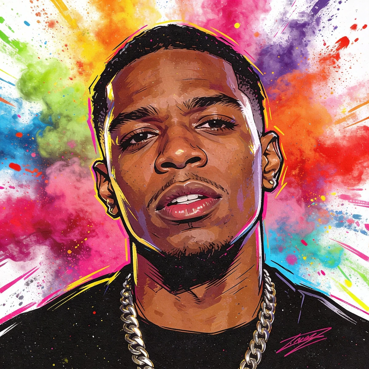 人像涂鸦生成效果图1