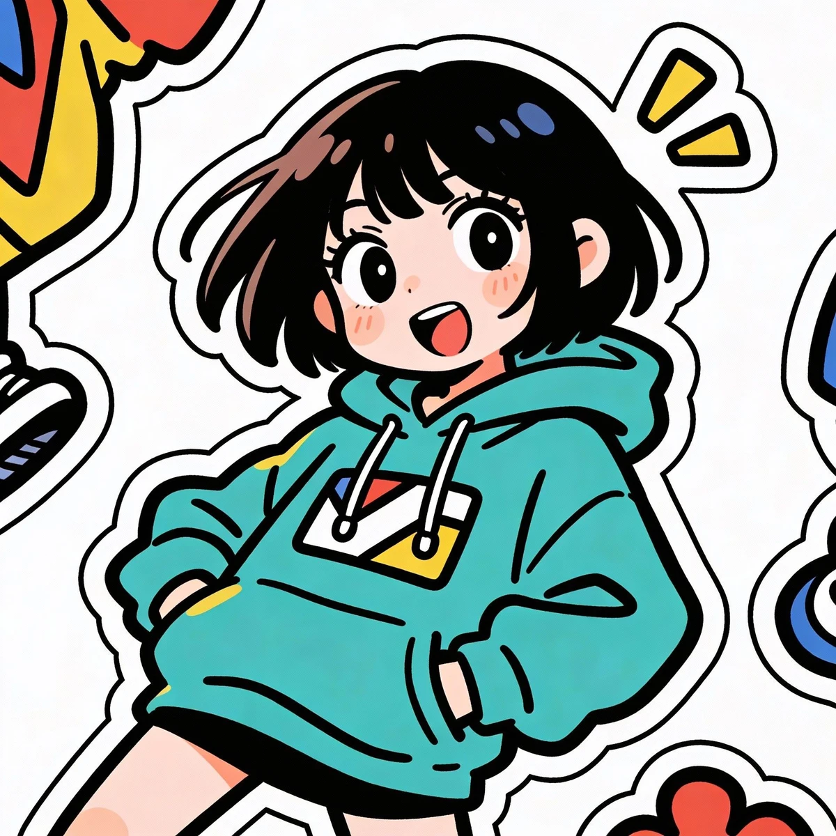 动漫风格涂鸦生成图1