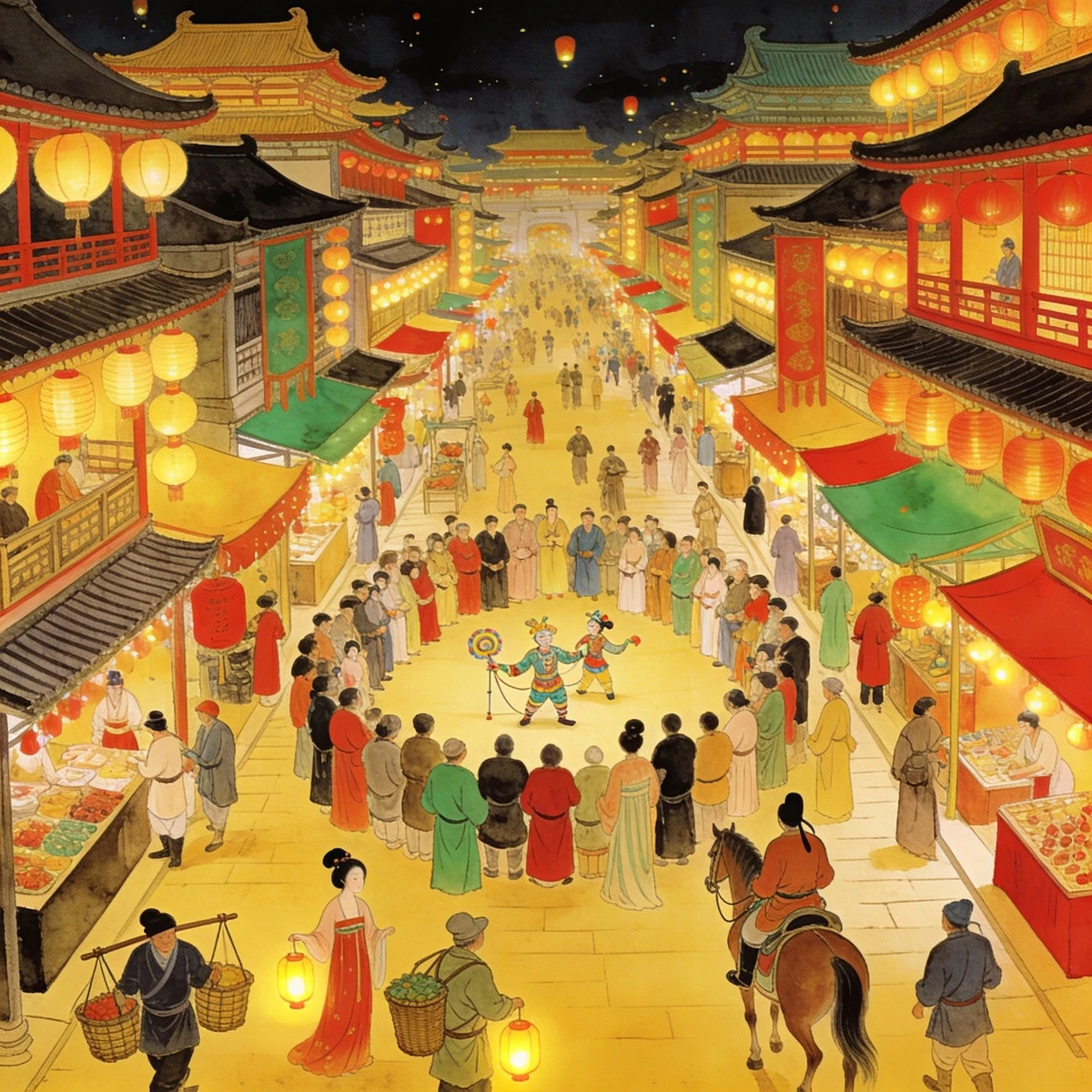 国风水墨AI生图展示1