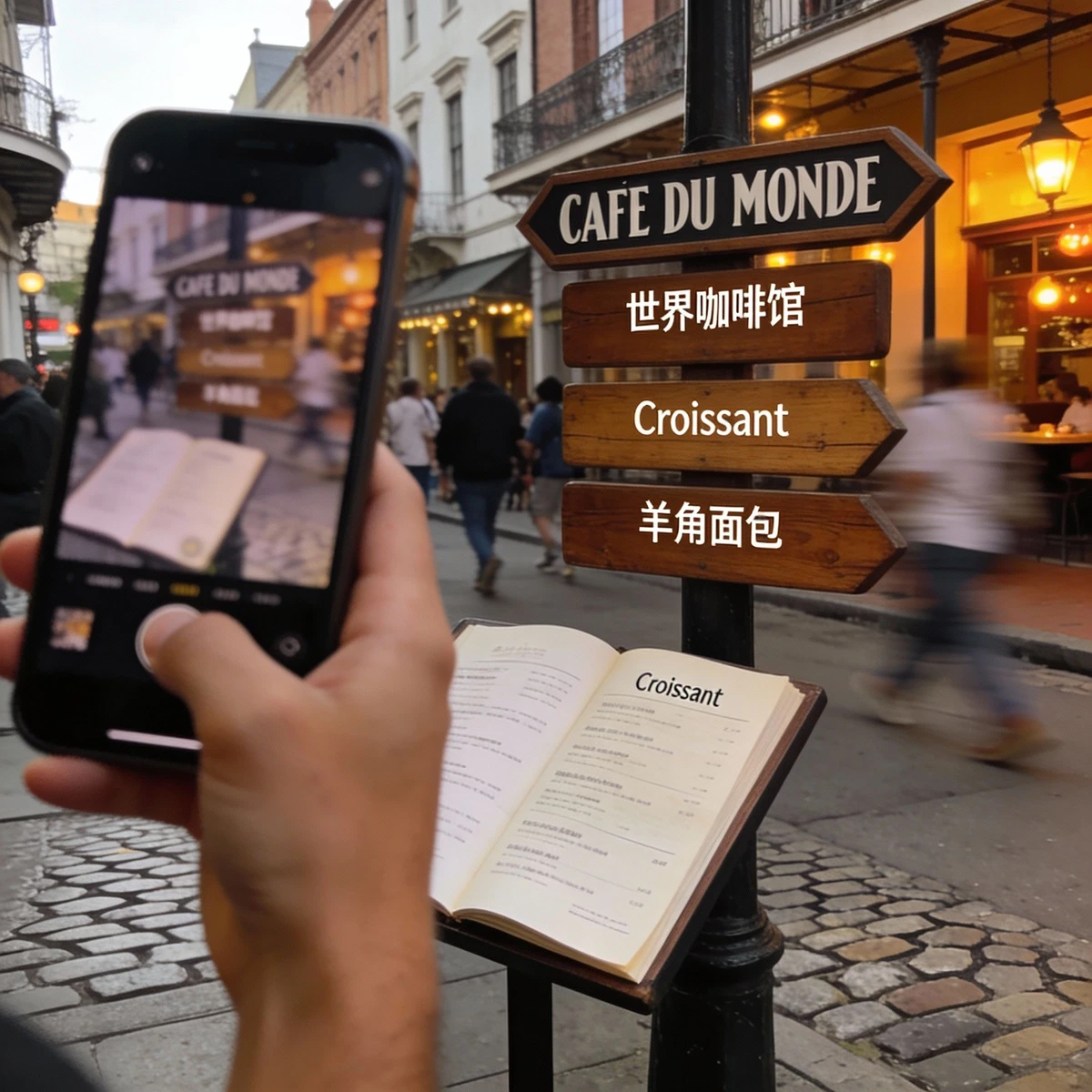 实景路牌翻译示例1