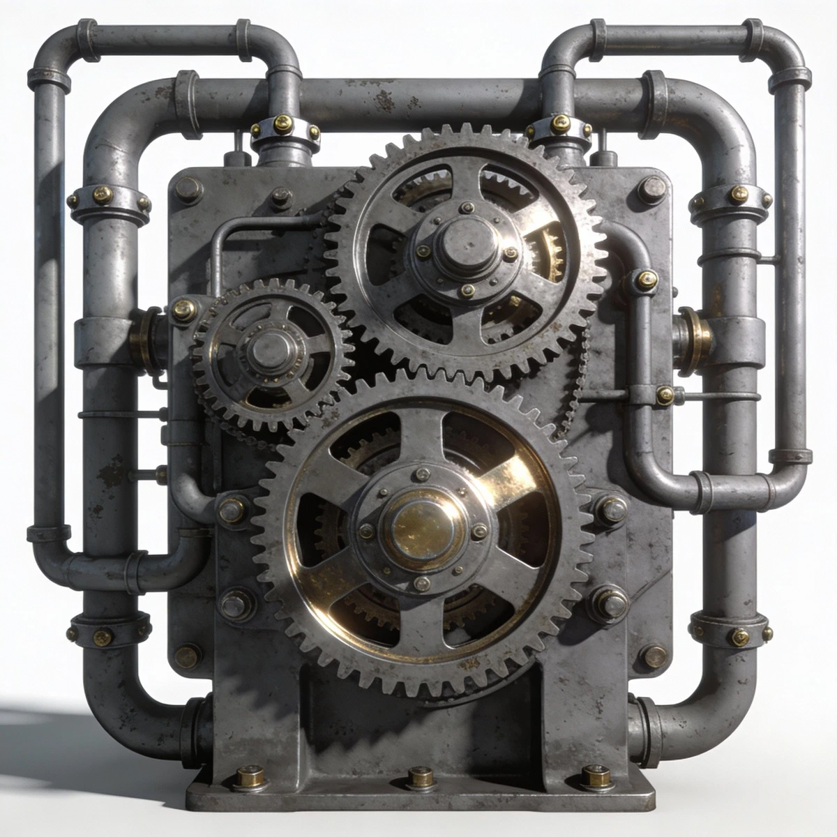 机械草图转3D模型示例1