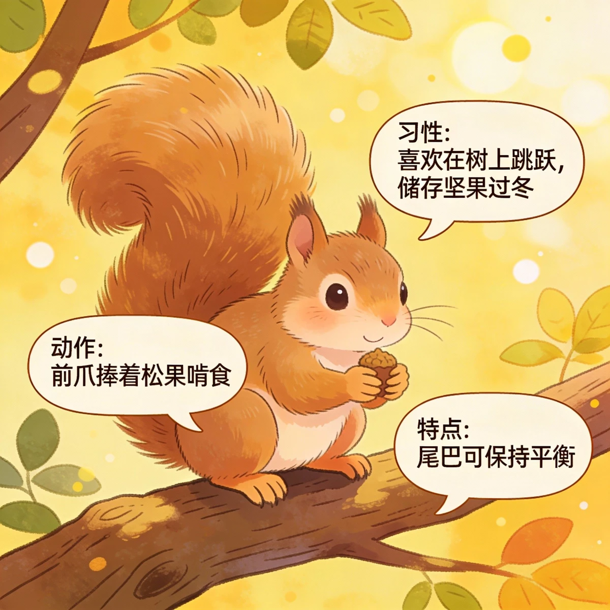 动物动态AI描述示例