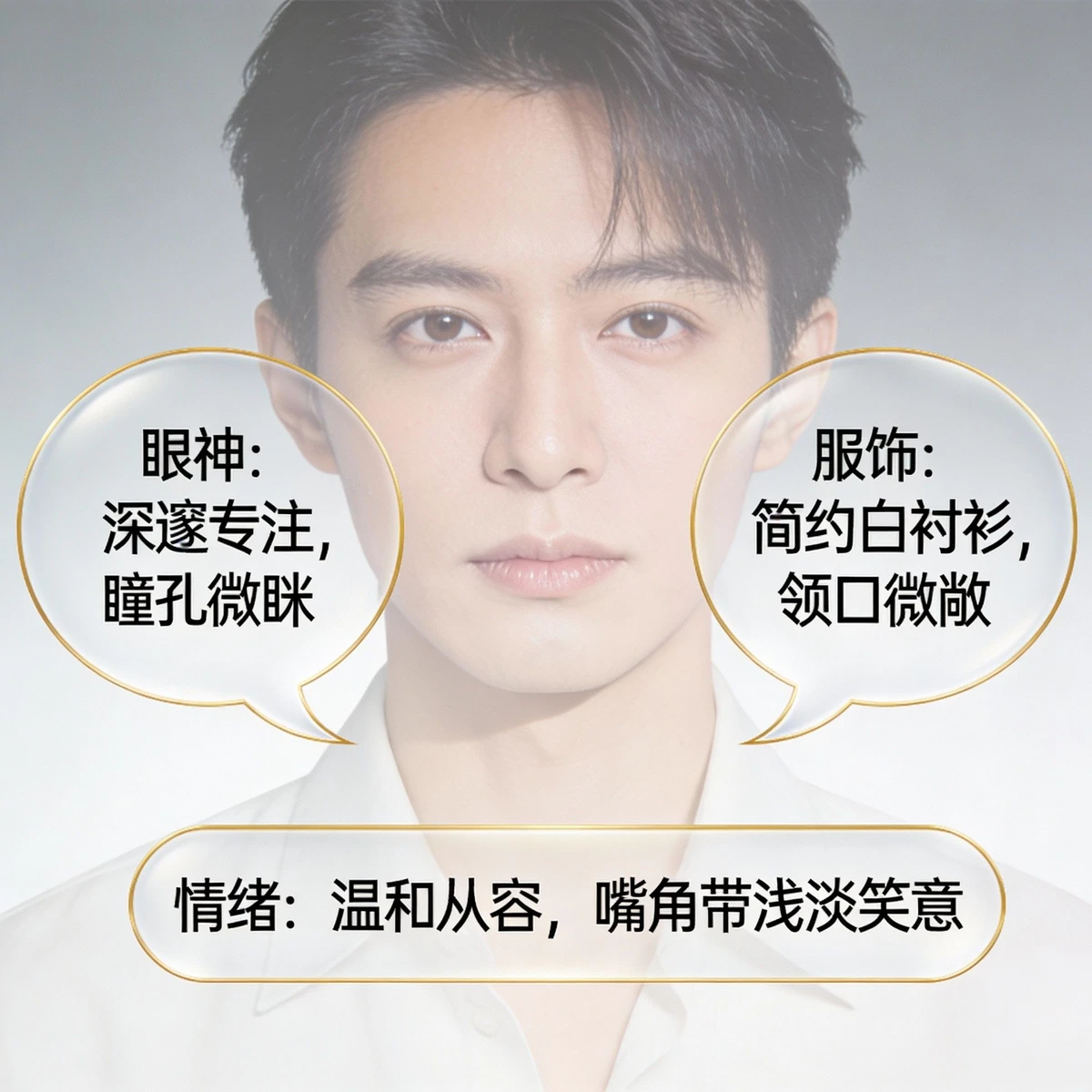 人物神态AI描述示例