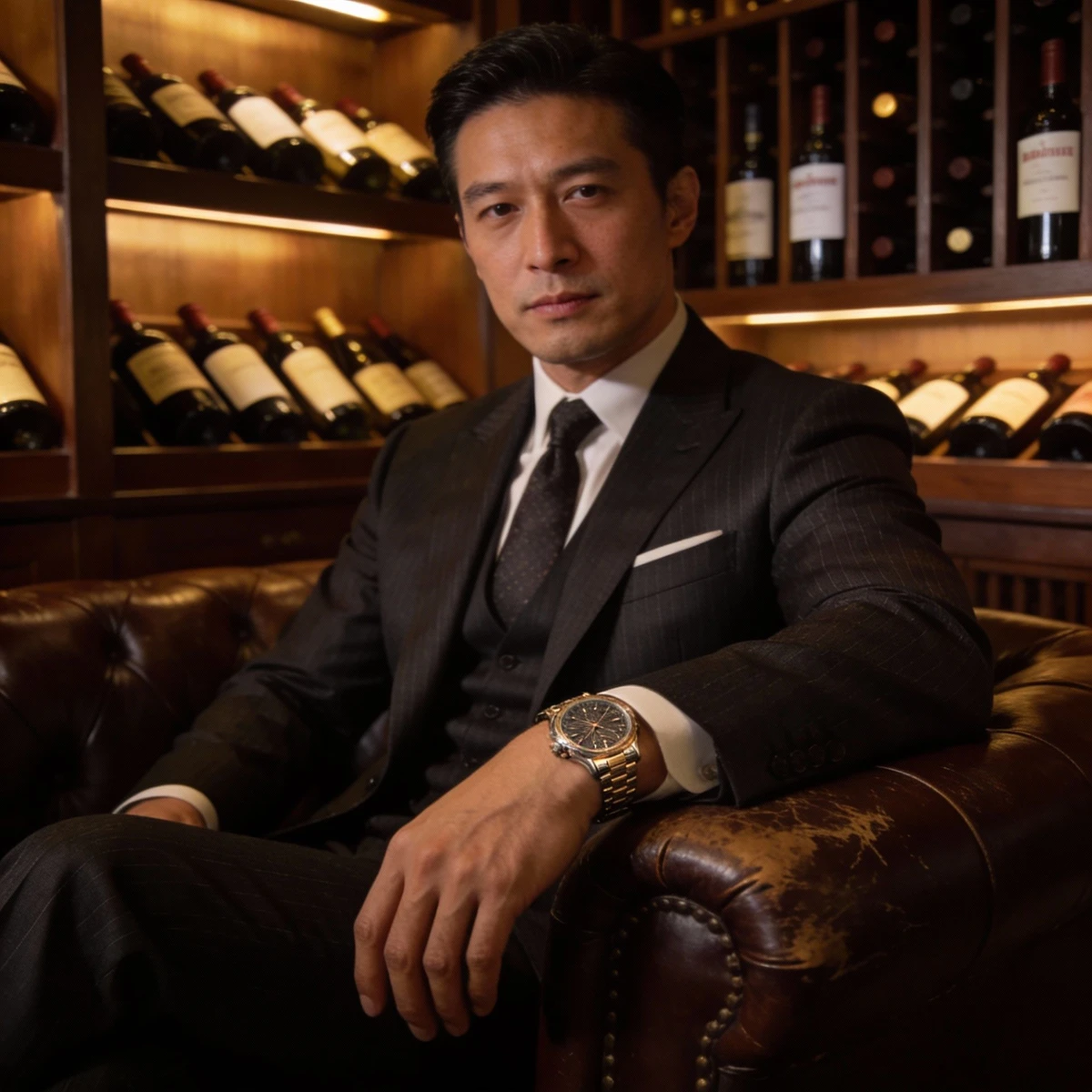 高端轻奢风格模特生成图1