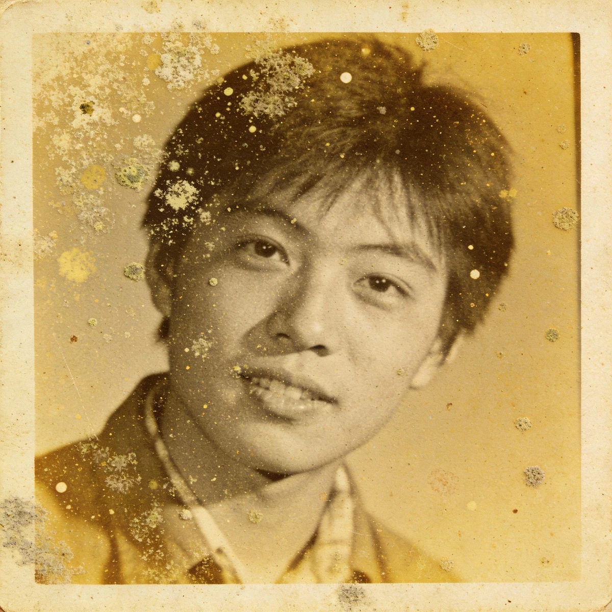 泛黄照片翻新前示例