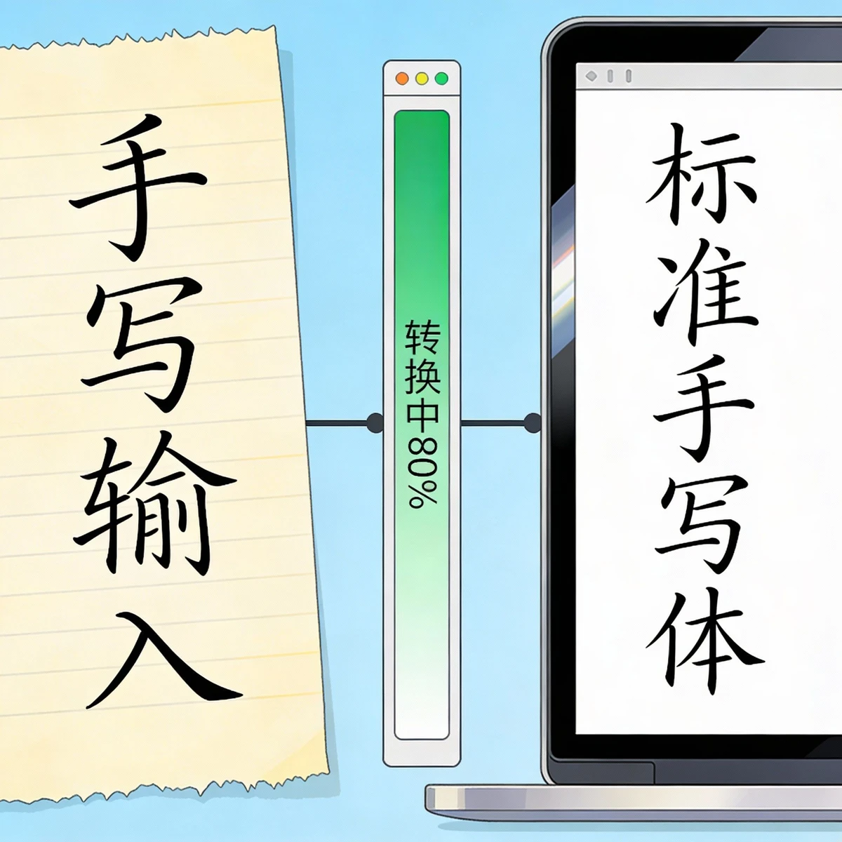 在线手写体分析演示