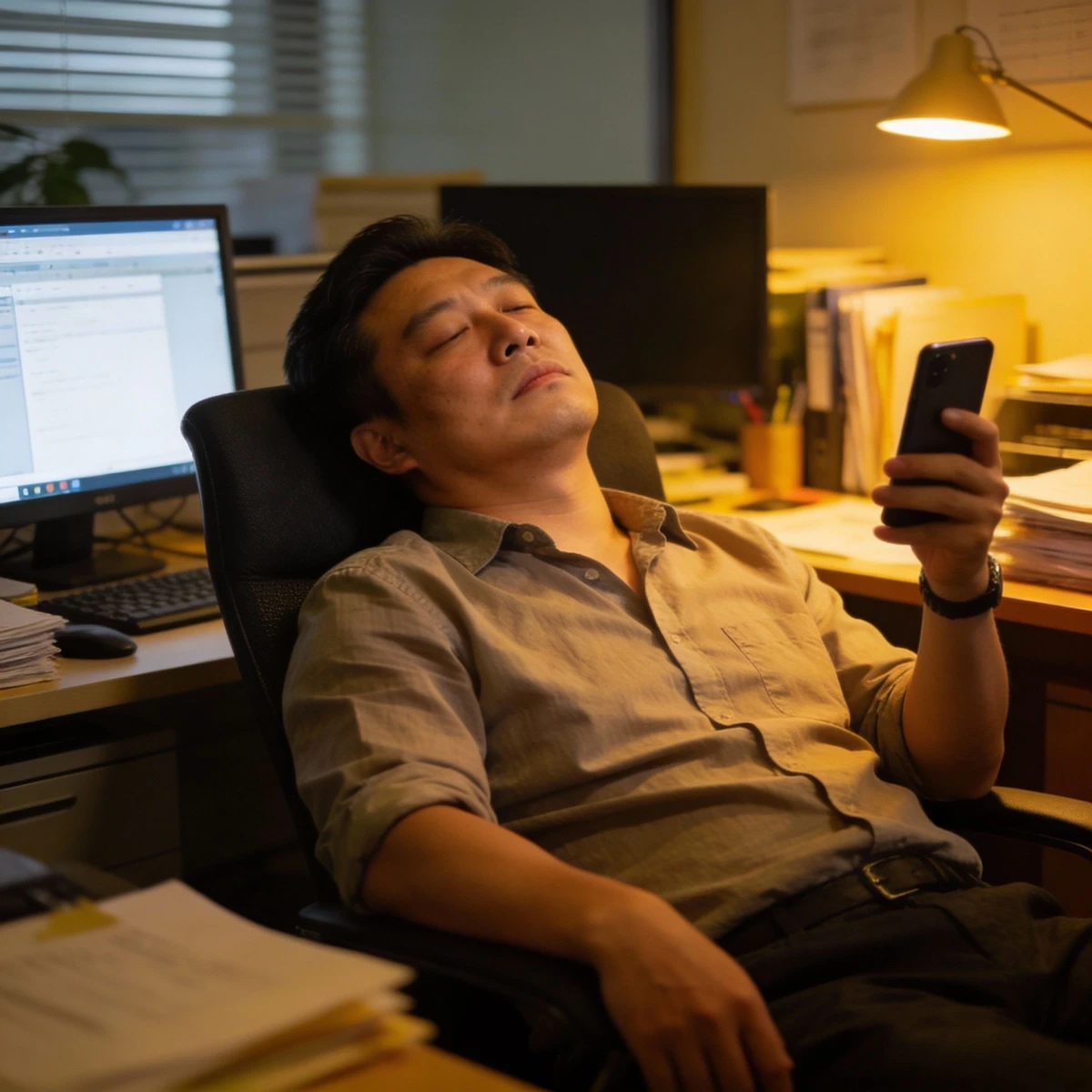 职业形象照姿势修改前