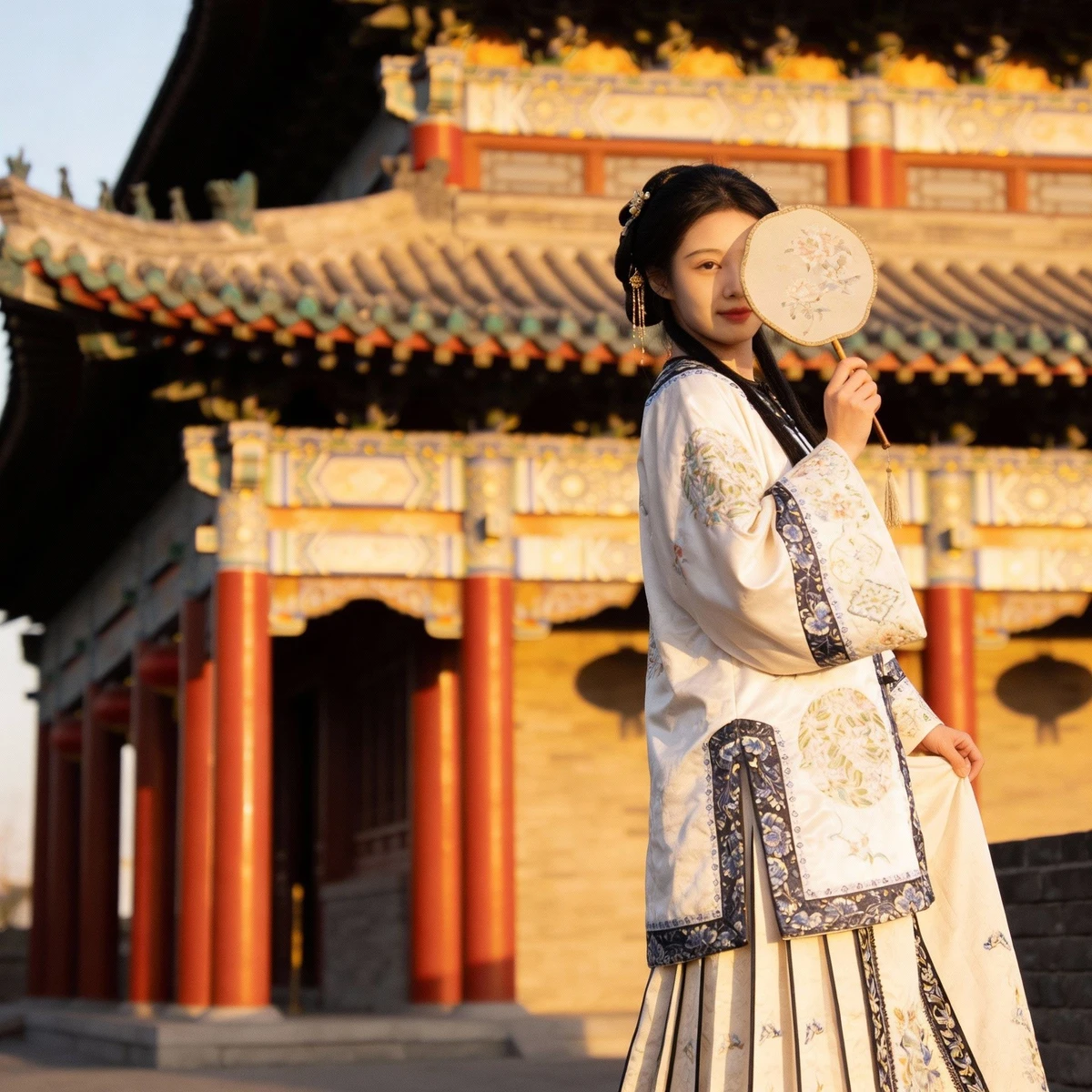 古风汉服姿势修改前