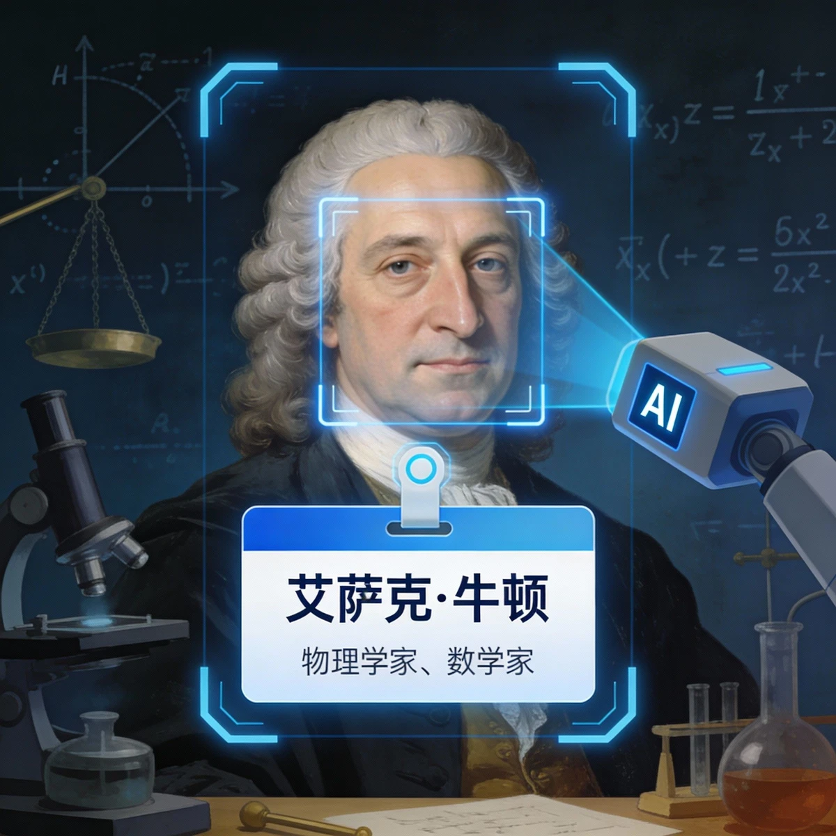 科学家身份识别演示