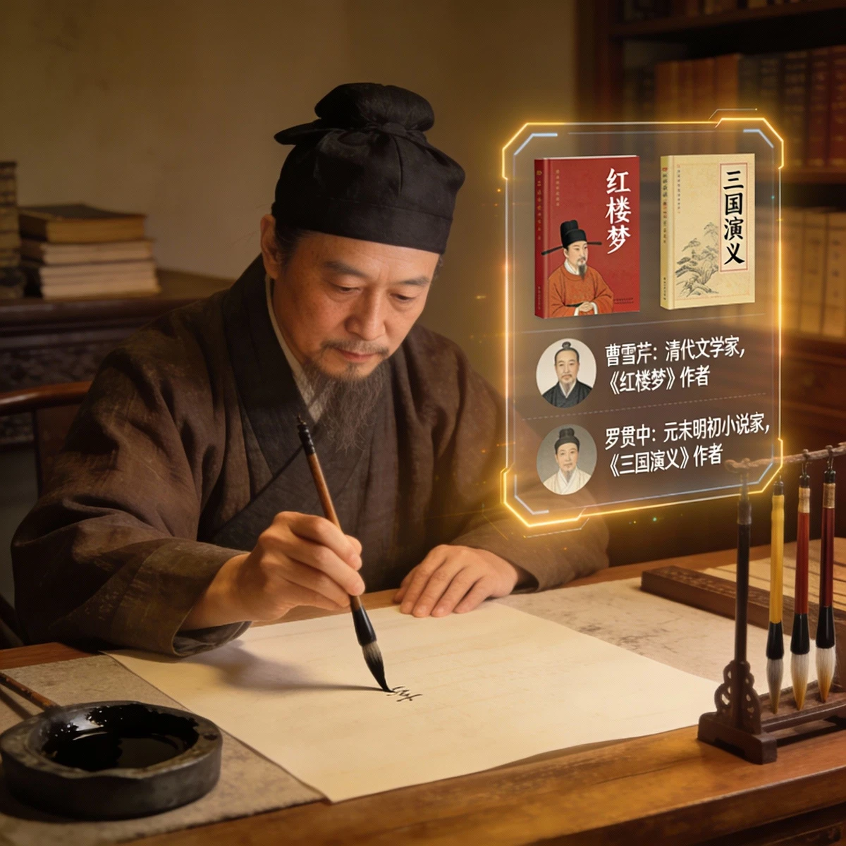 文化名人辨认演示