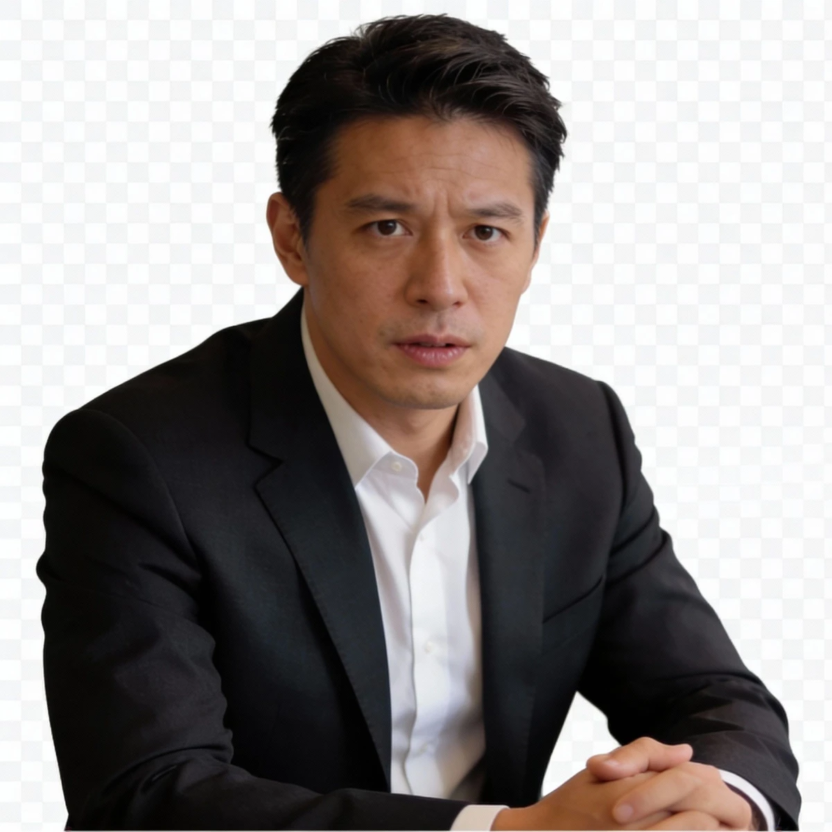 人物肖像去底前