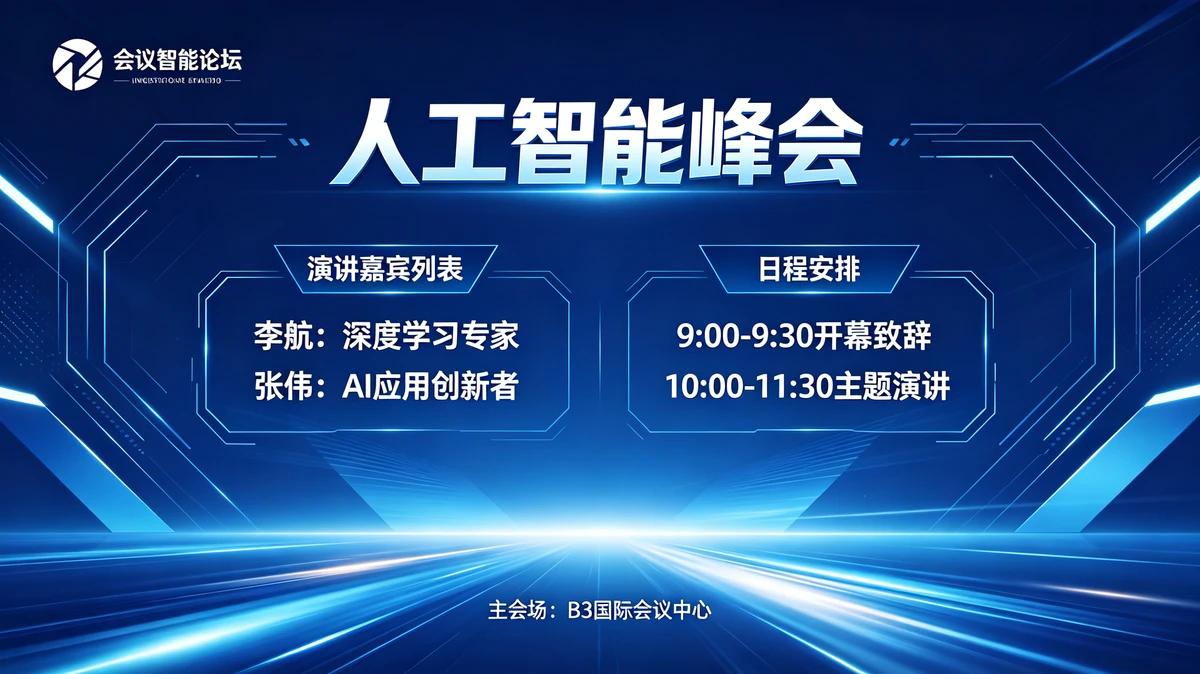 会议易拉宝生成效果展示1