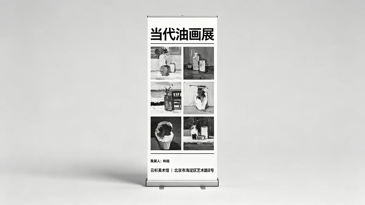 展览易拉宝生成效果展示1