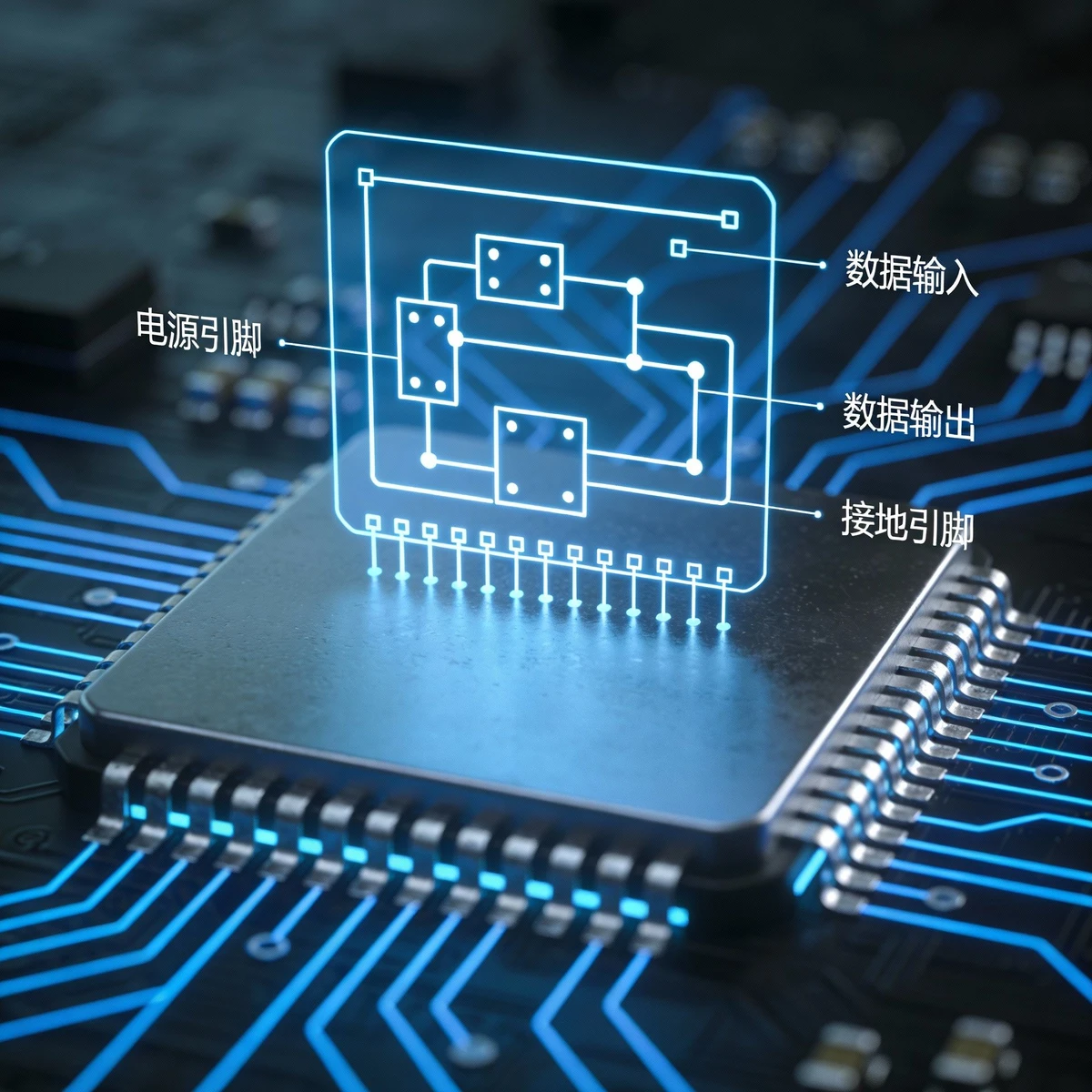 IC芯片引脚分析演示